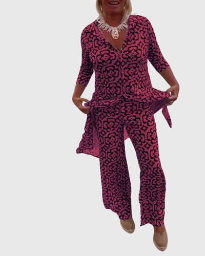 Vayla | Elegant Vintage Two-Piece Set