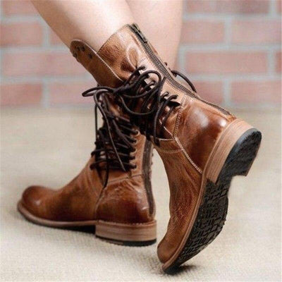 Vayla | Vintage Lace-Up Boots