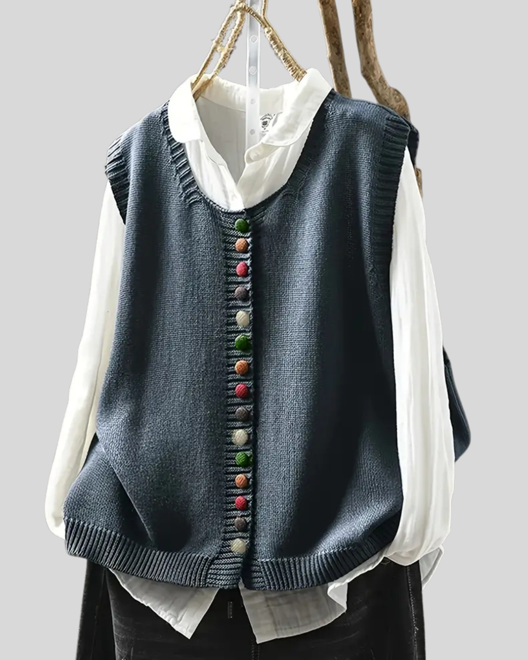 Vayla | Sleeveless Knitted Vest