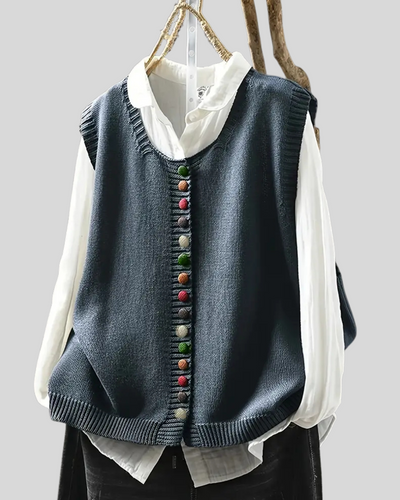Vayla | Sleeveless Knitted Vest