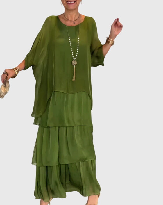 Vayla | Long and Flowing Elegant Dress