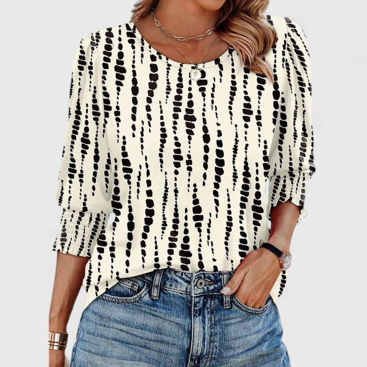 Vayla | Elegant Smocked Top