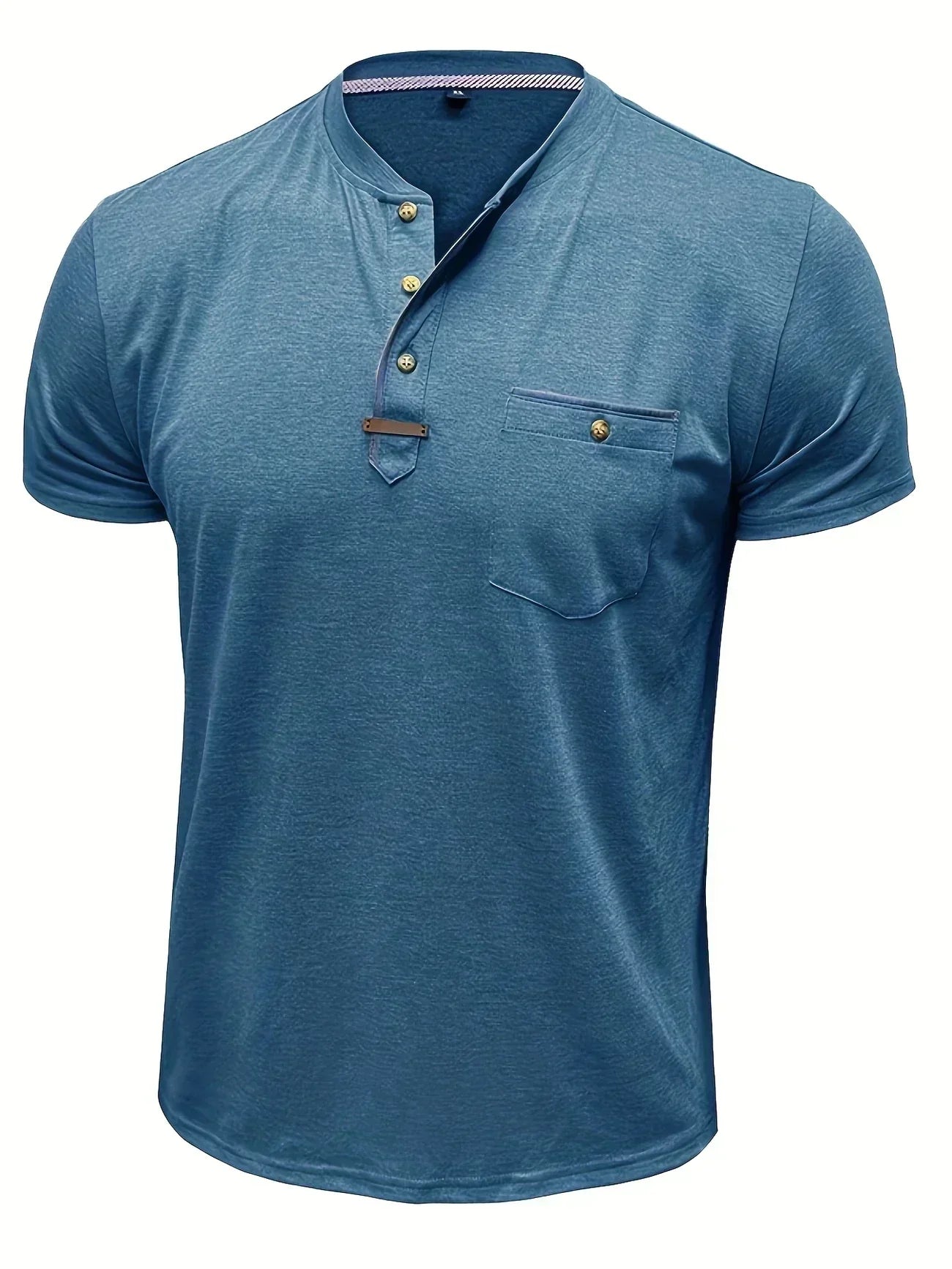 Slade | Classic Round Neck Pocket Shirt