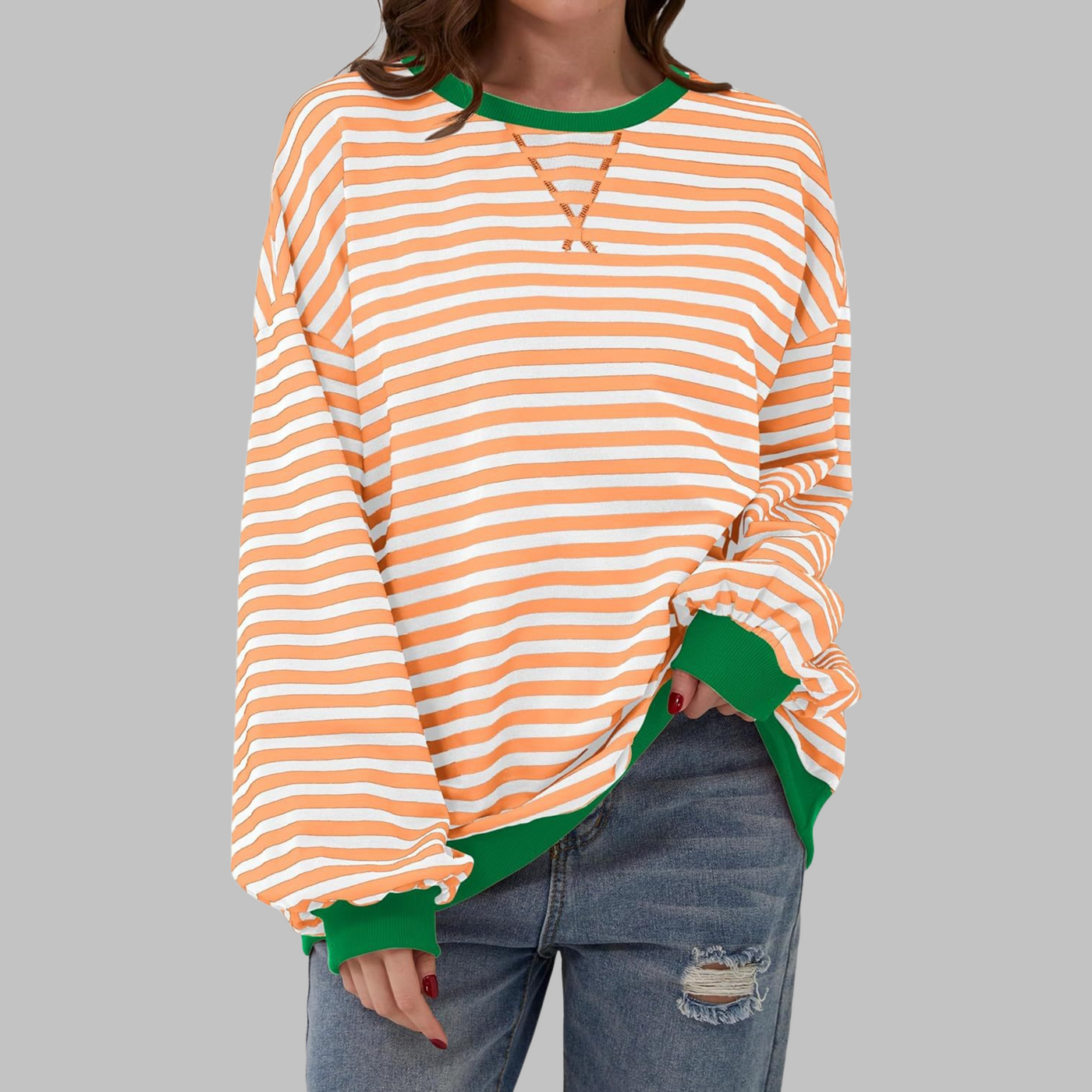 Vayla | Striped Jumper in Cotton Blend