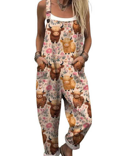 Zerva | Vintage Jumpsuit in Spring Style