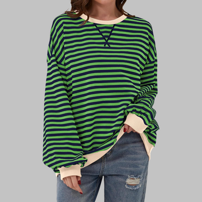 Vayla | Striped Jumper in Cotton Blend
