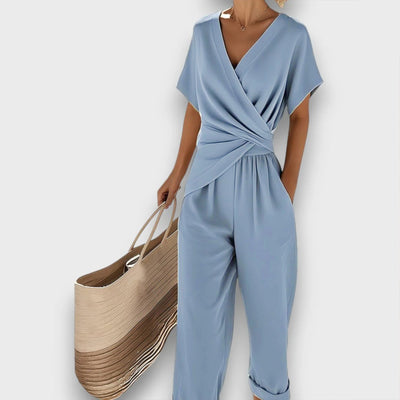 Vayla | 2-Piece Jumpsuit-Style Set with Wrap Effect