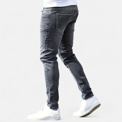Ermes™ | Slim Fit Jeans with Ripped Design