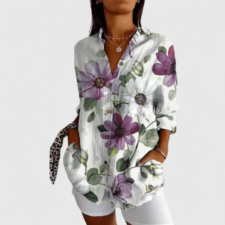 Vayla | Elegant Floral Blouse