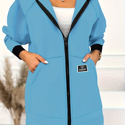 Vayla | Elegant Longline Hoodie