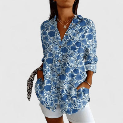 Vayla | Elegant Floral Blouse