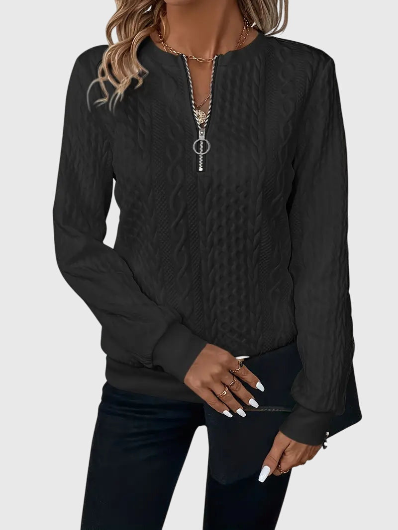 Vayla | Zipped Sweater