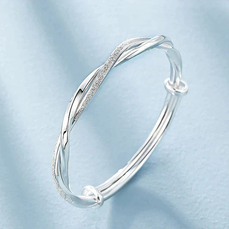 Vayla | Braided Silver Bracelet