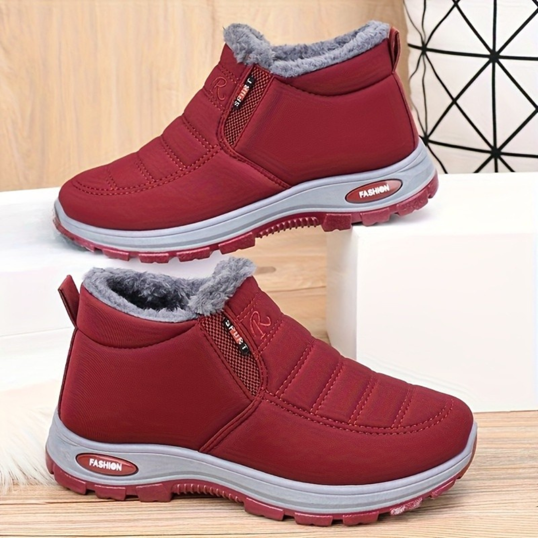 Vayla | Warm & Cozy Winter Slip-On Boots