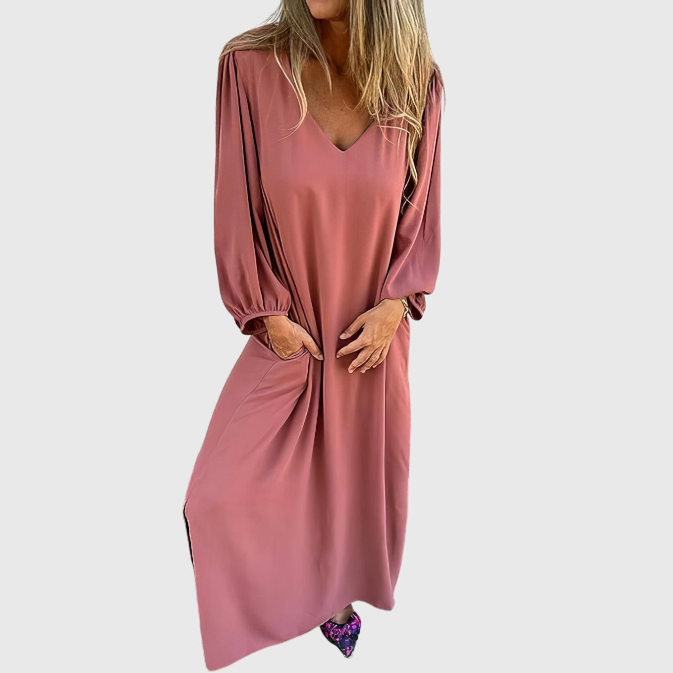 Vayla | Long Boho Dress with Pockets