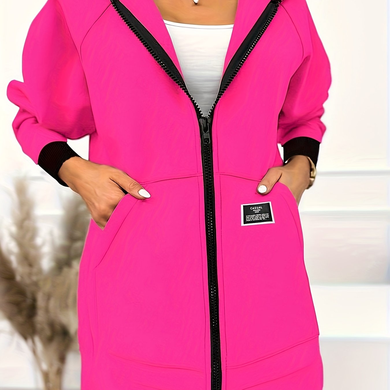 Vayla | Elegant Longline Hoodie