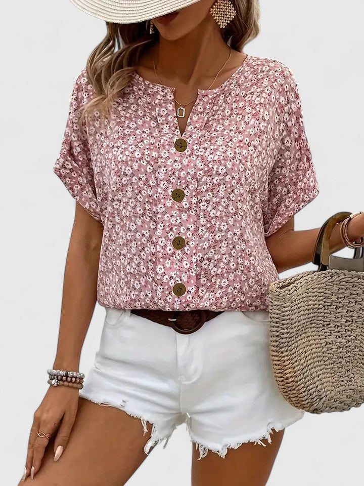 Vayla | Elegant Floral Summer Top