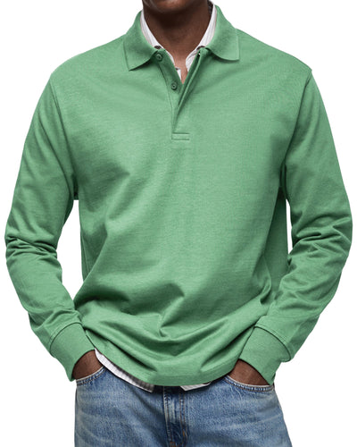 ADRIEN | LUXURY POLO WITH LONG SLEEVES