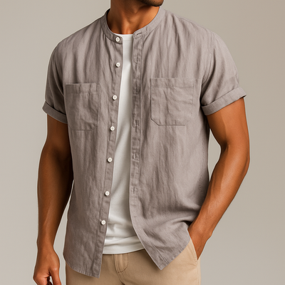 Savelli Regular-Fit Linen Shirt