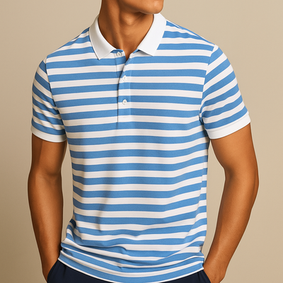 Colton Striped Polo Shirt