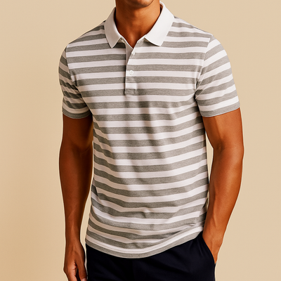 Colton Striped Polo Shirt
