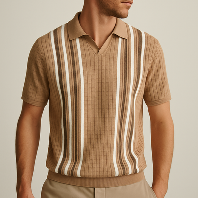Collezione Waffle-Knit Polo