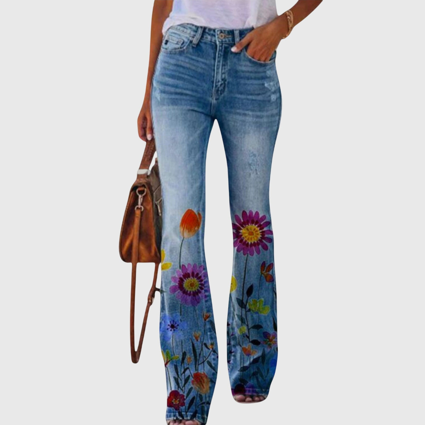 Vayla Pants with Flowers |