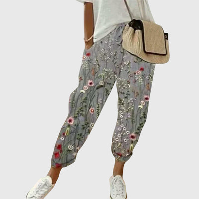 Vayla | Comfortable Cotton Trousers