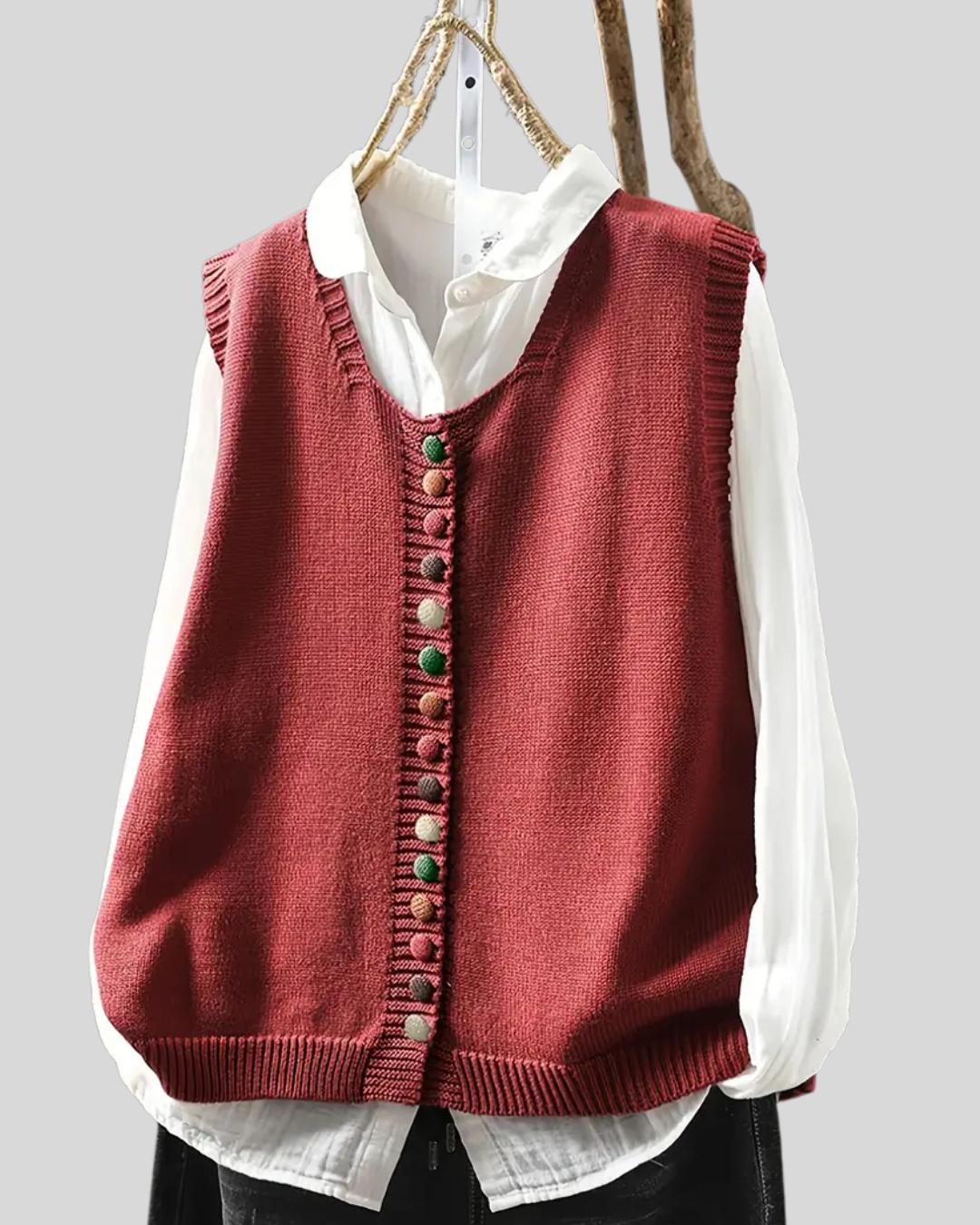 Vayla | Sleeveless Knitted Vest