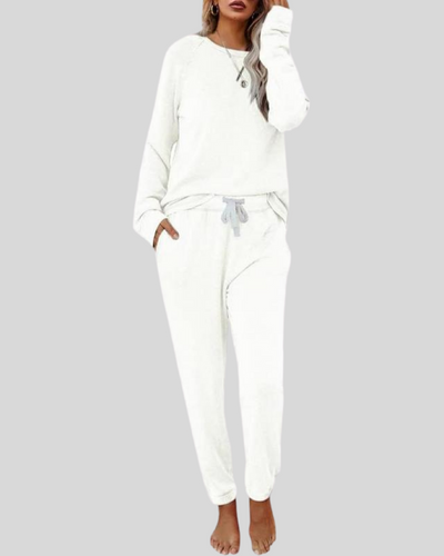 Vayla | Casual Long Sleeve and Sweatpants Set