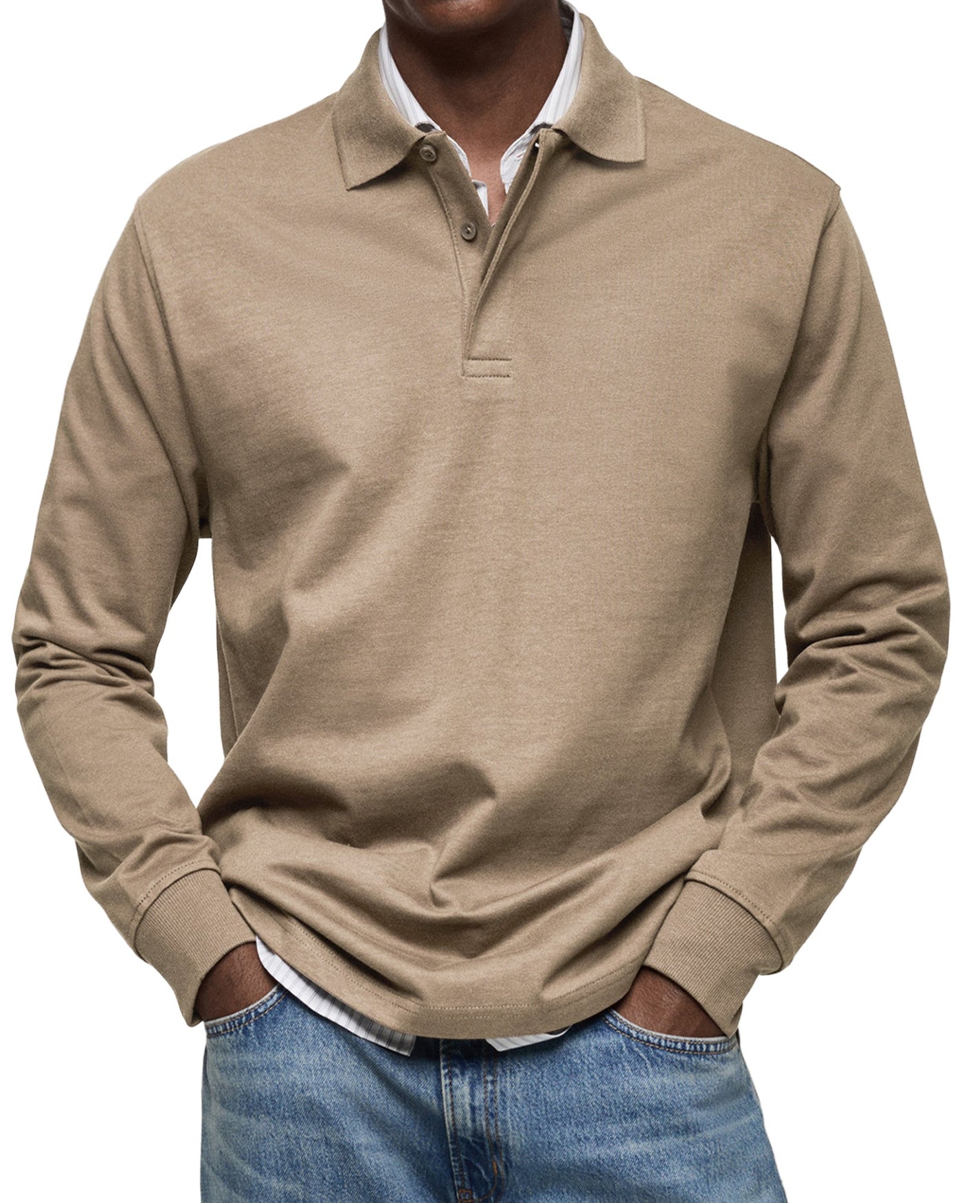 ADRIEN | LUXURY POLO WITH LONG SLEEVES