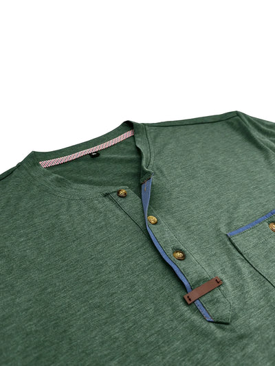 Slade | Classic Round Neck Pocket Shirt