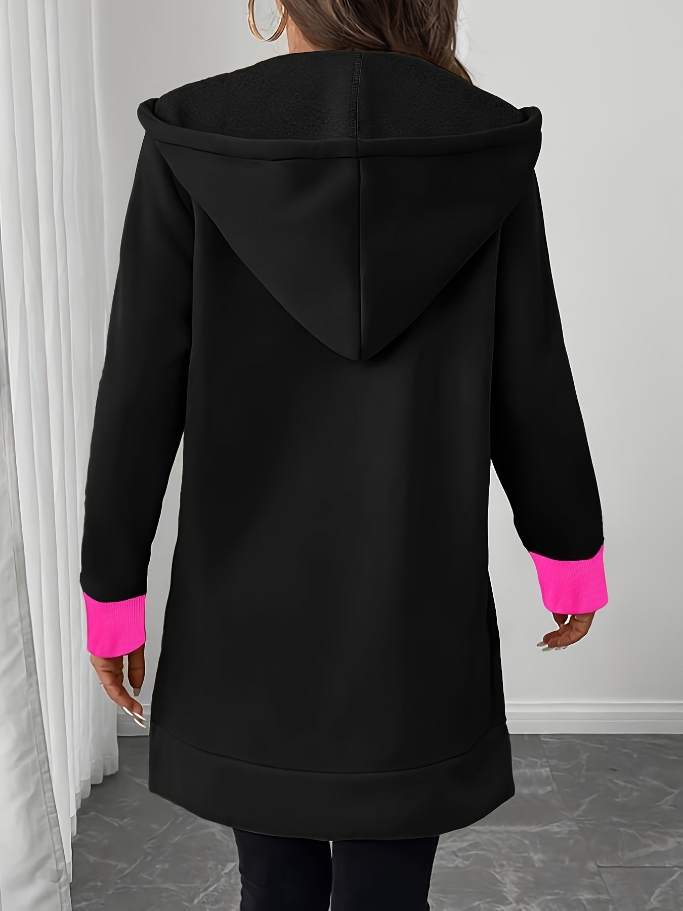 Vayla | Elegant Longline Hoodie