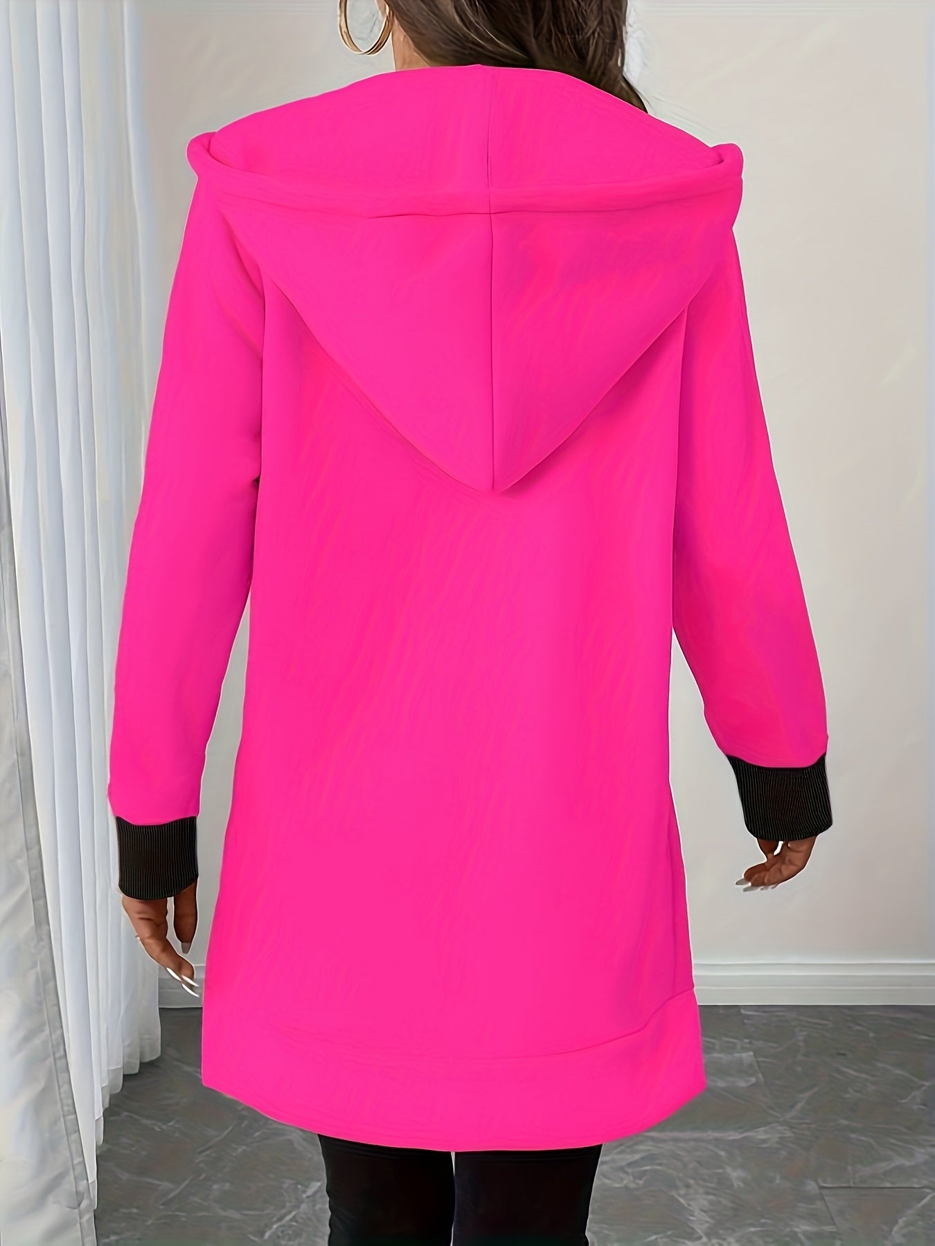 Vayla | Elegant Longline Hoodie