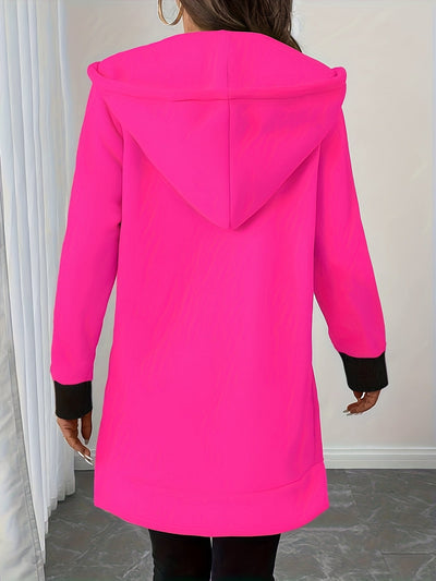 Vayla | Elegant Longline Hoodie