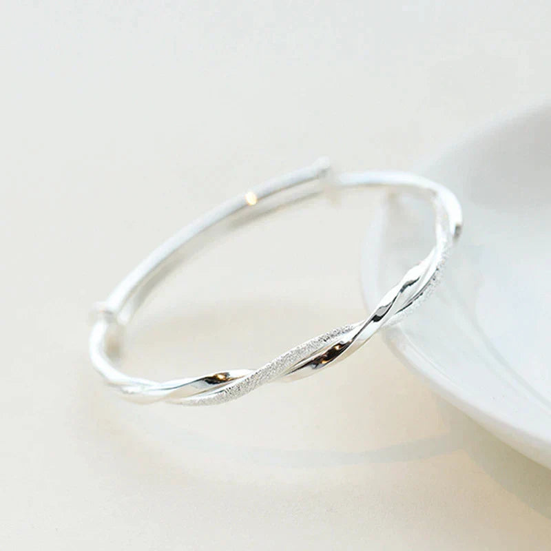 Vayla | Braided Silver Bracelet
