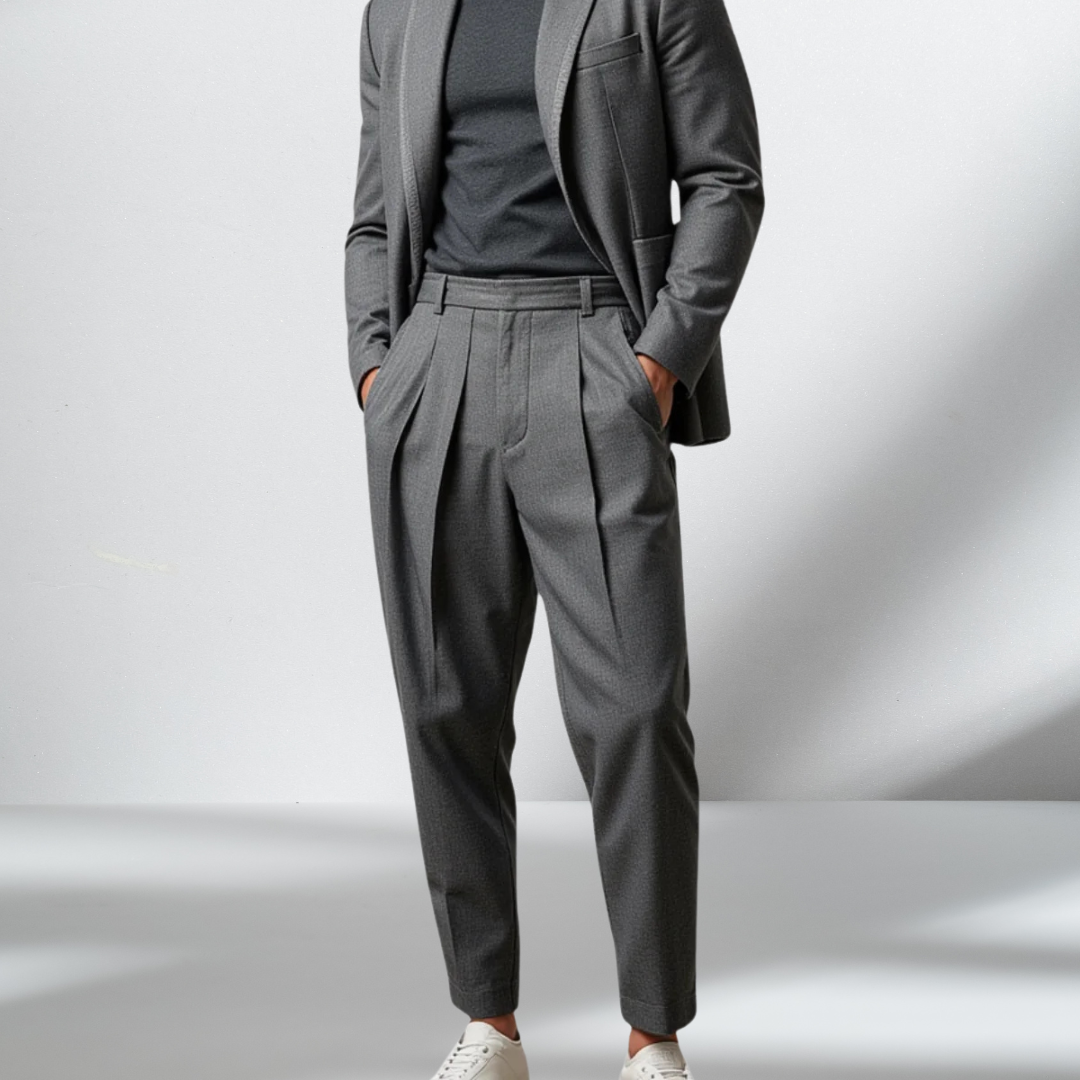 Oskar™ | Elegant Melange Pants