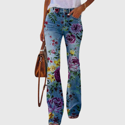 Vayla Pants with Flowers |