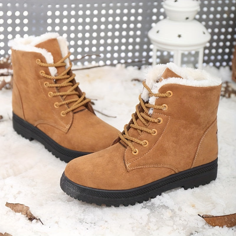 Vayla | Fur-Lined Lace-Up Boots