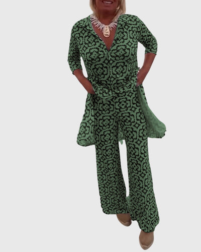 Vayla | Elegant Vintage Two-Piece Set