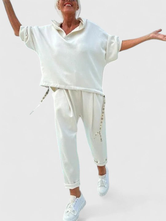 Vayla | Comfortable Hooded Sweatshirt Set