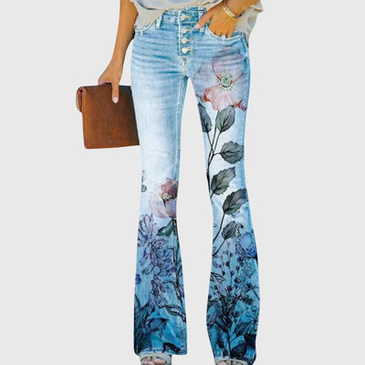 Vayla Pants with Flowers |