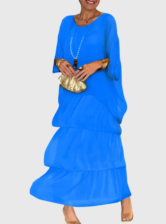 Vayla | Long and Flowing Elegant Dress