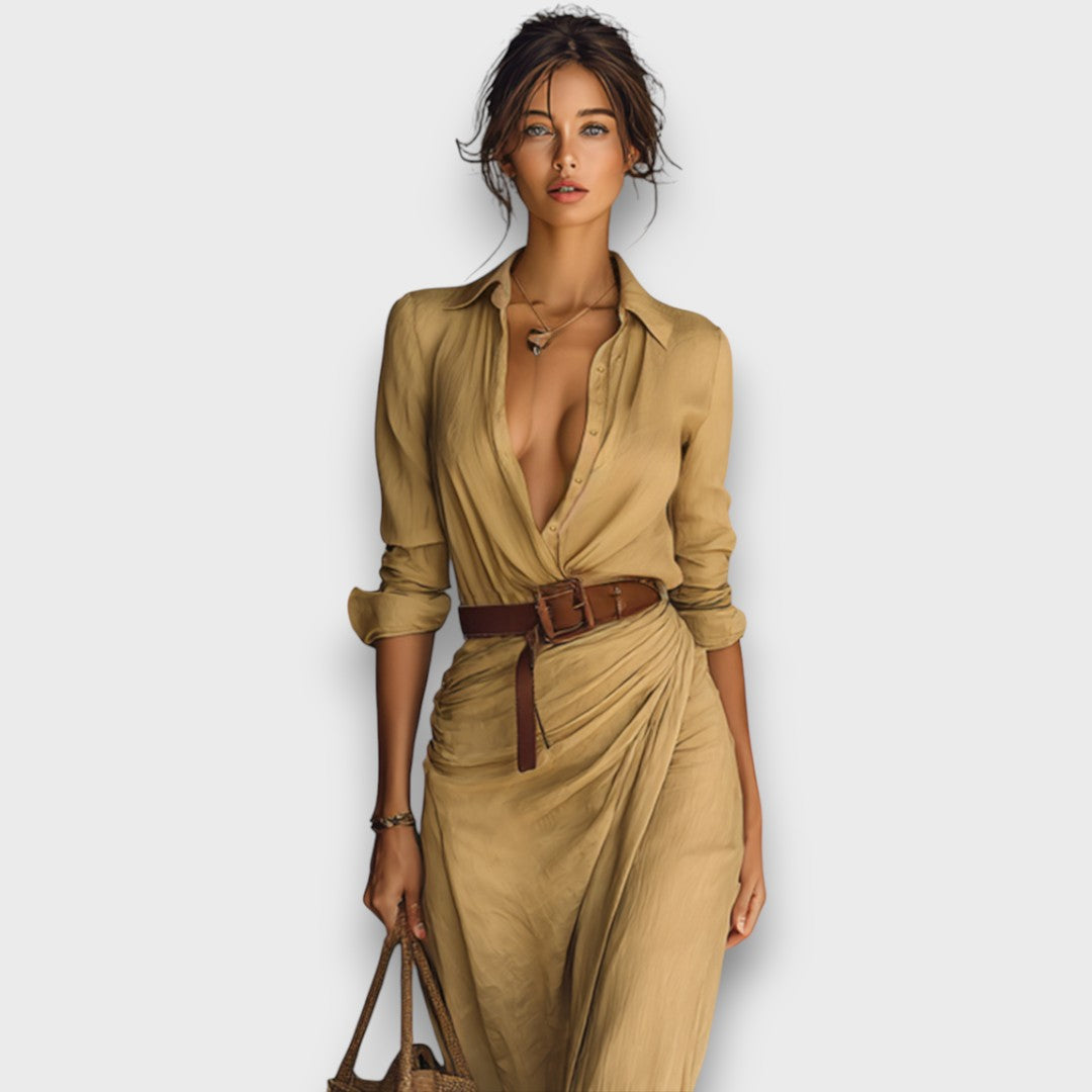 Vayla | Elegant Maxi Wrap Dress