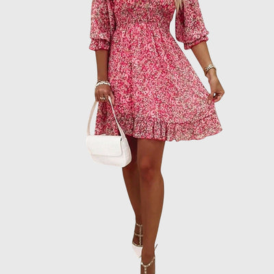 Vayla | Floral Puff Sleeve Dress
