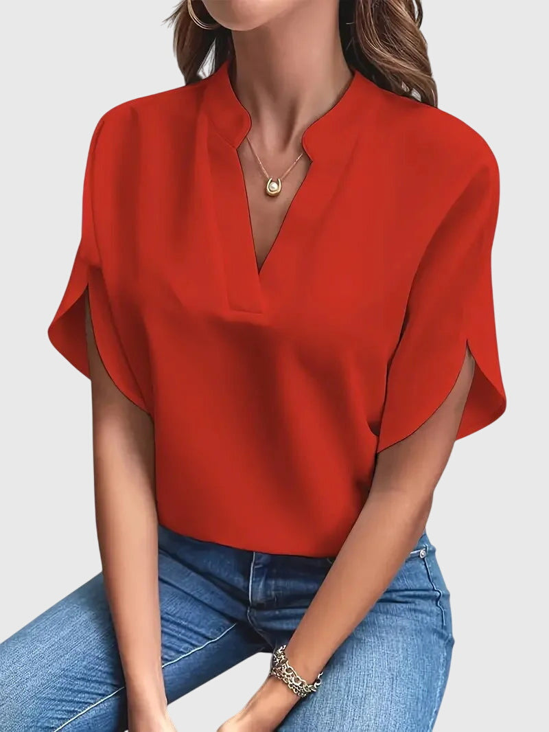 Vayla | Soft and Elegant V-Neck Shirt