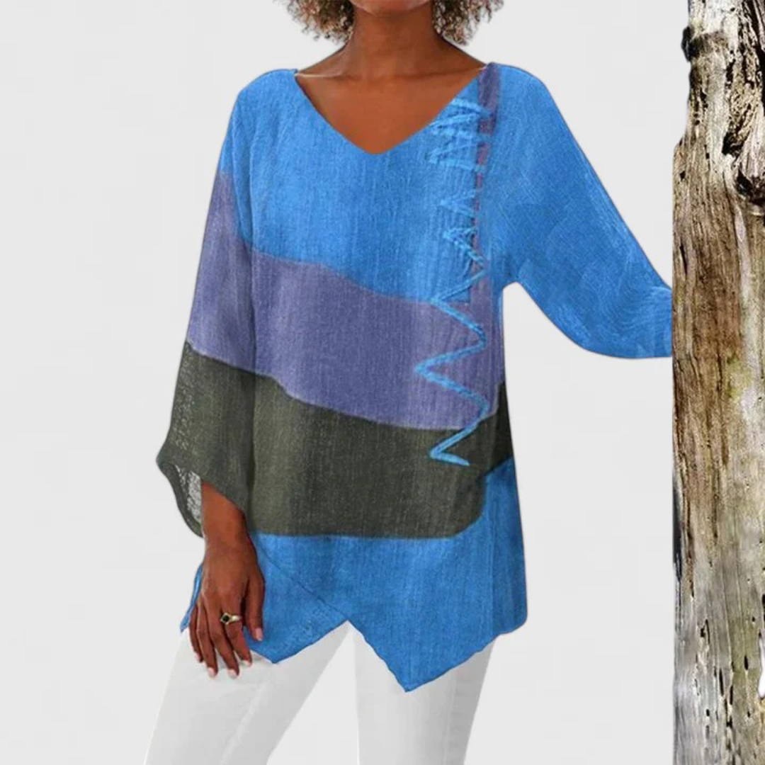 Vayla | Sophisticated V-Neck Tunic