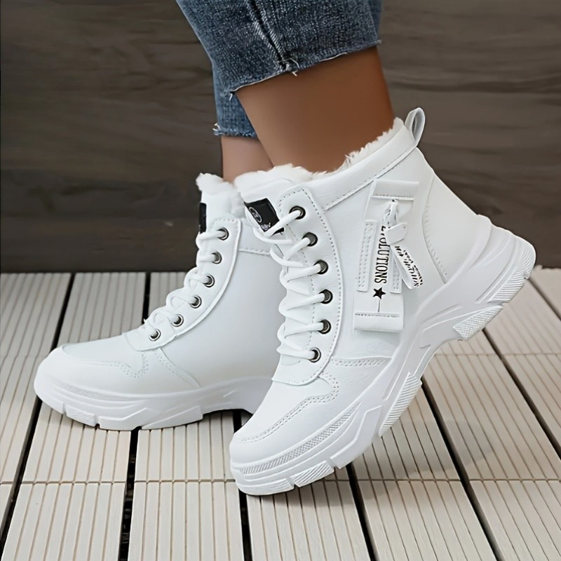 Vayla | Warm Lace-Up Winter Boots