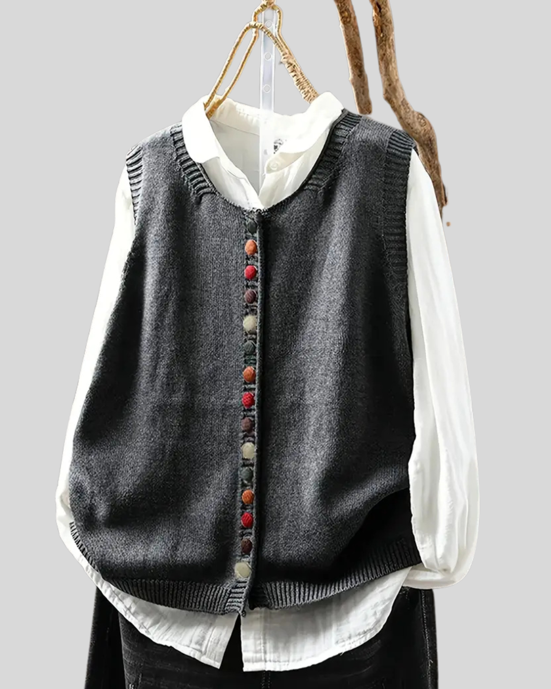 Vayla | Sleeveless Knitted Vest