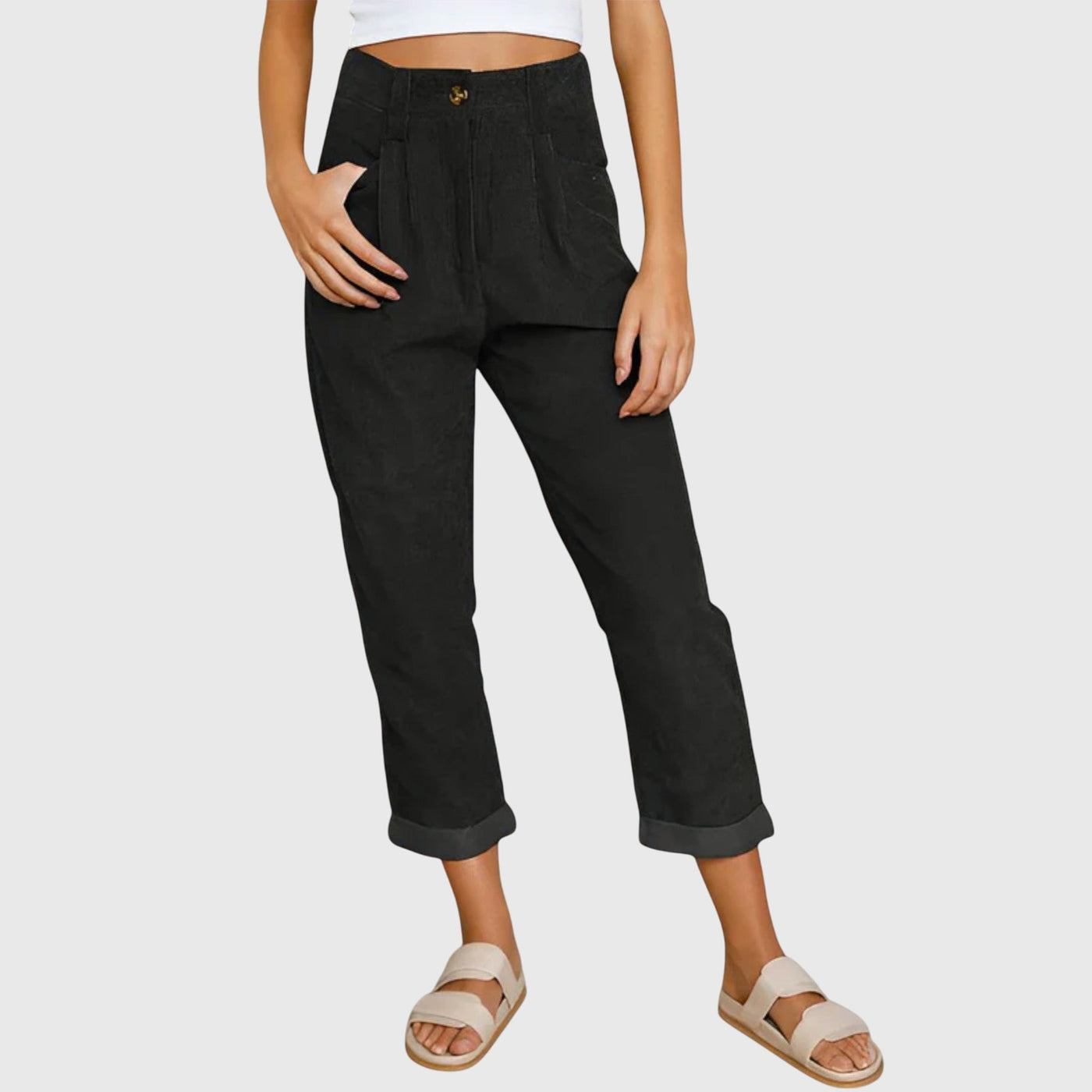 Vayla | Modern Cord Trousers